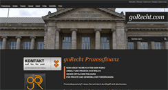 Desktop Screenshot of gorecht.com