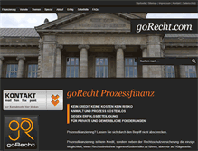 Tablet Screenshot of gorecht.com